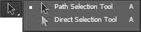path selection tool and direct selection tool
