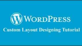 how to create custom layout design for frontend pages in wordpress with page builder?