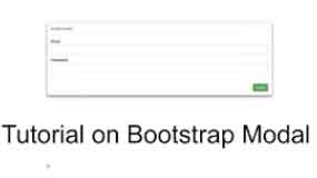 bootstrap modal classes and usage explained